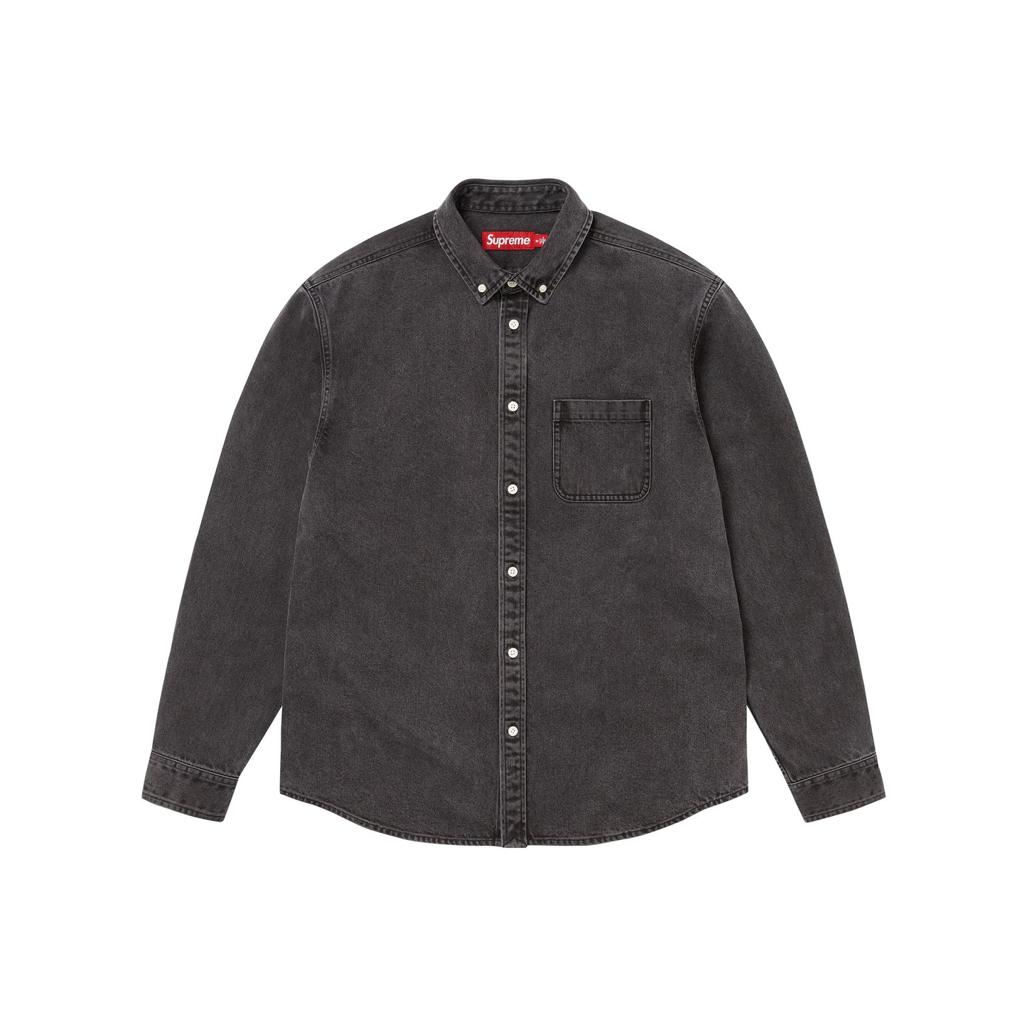 Supreme Applique Denim Shirt Black (FW25)