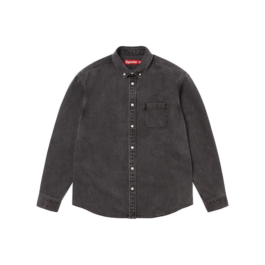 Supreme Applique Denim Shirt Black (FW25)