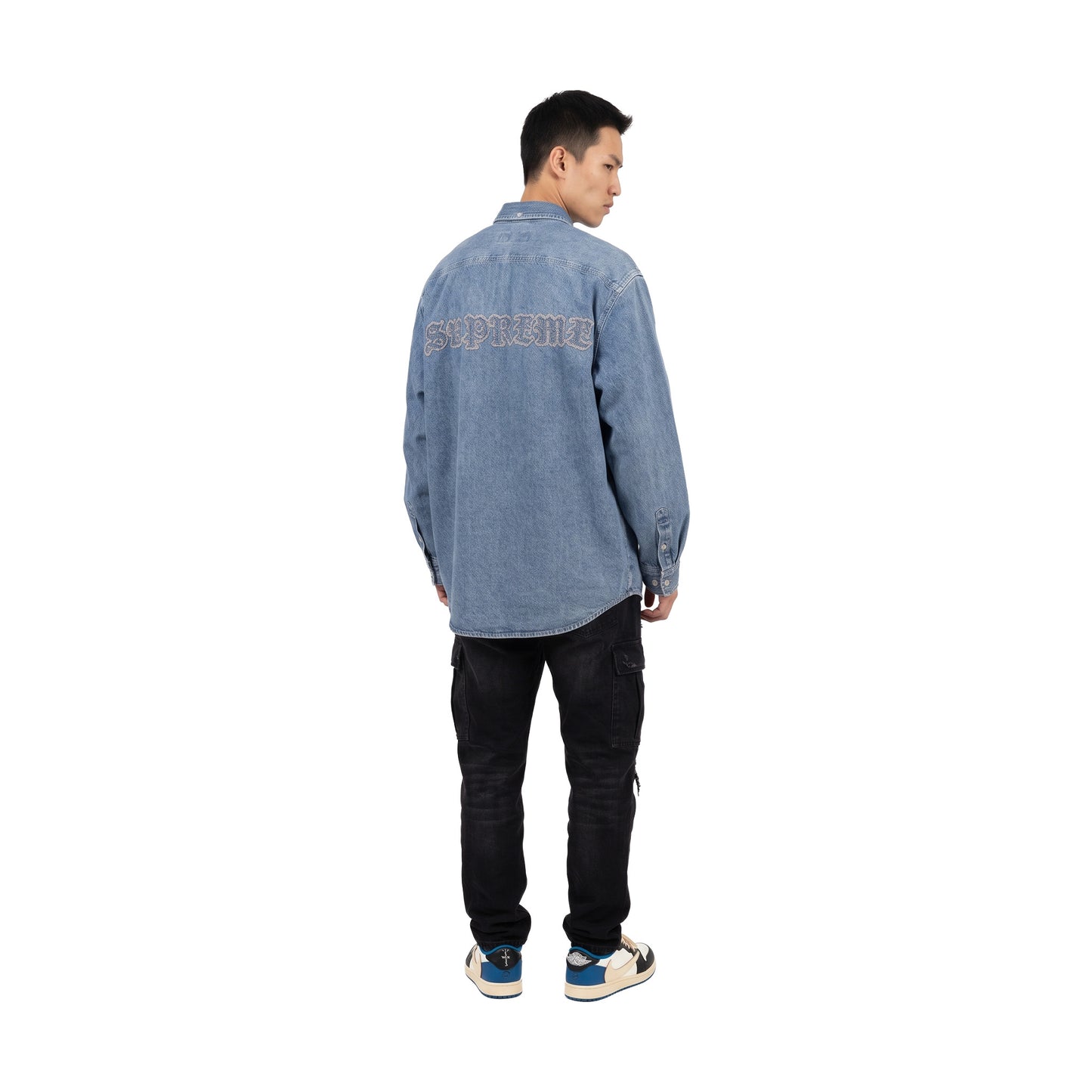 Supreme Applique Denim Shirt Indigo (FW25)