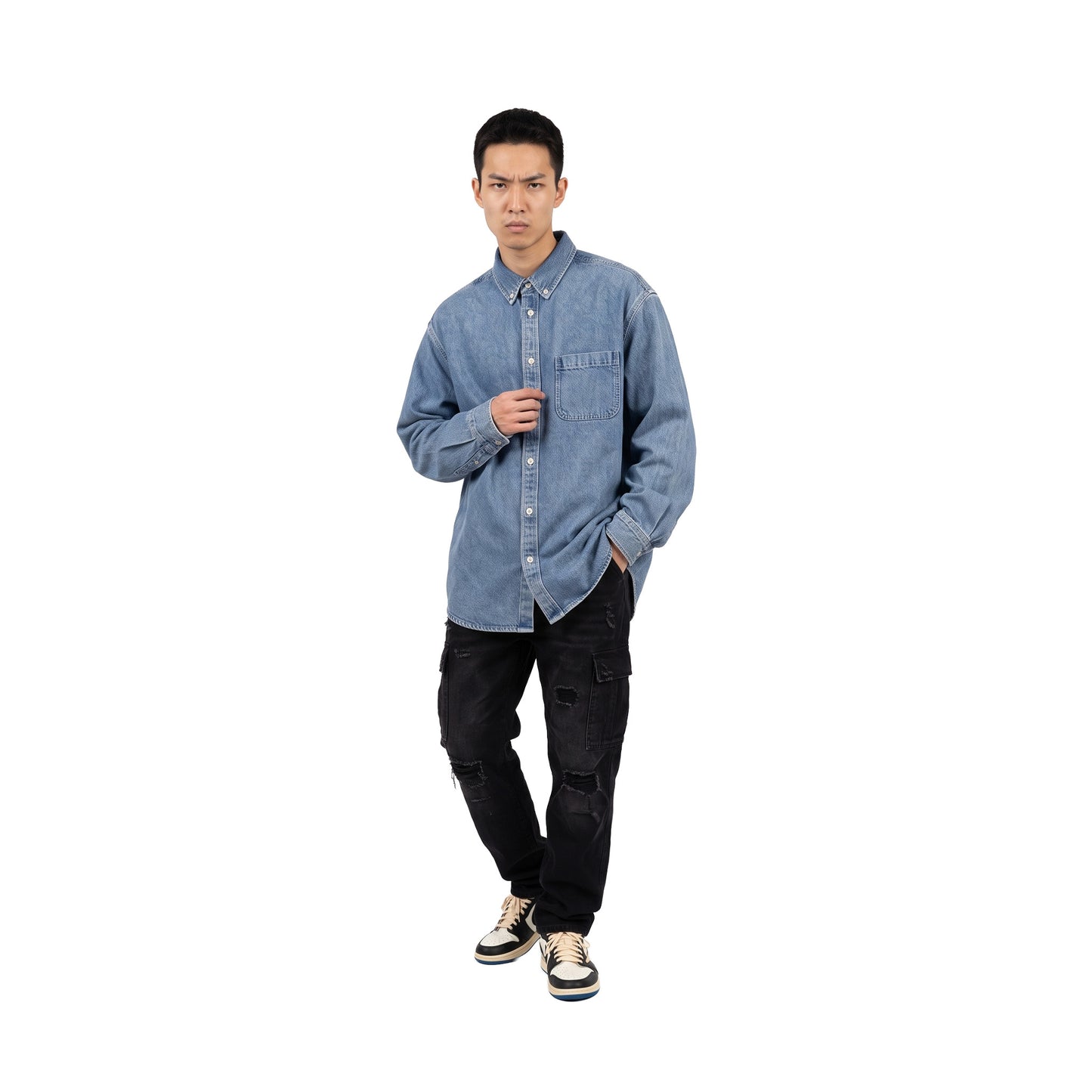Supreme Applique Denim Shirt Indigo (FW25)