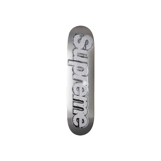 Supreme Bling Skateboard Silver