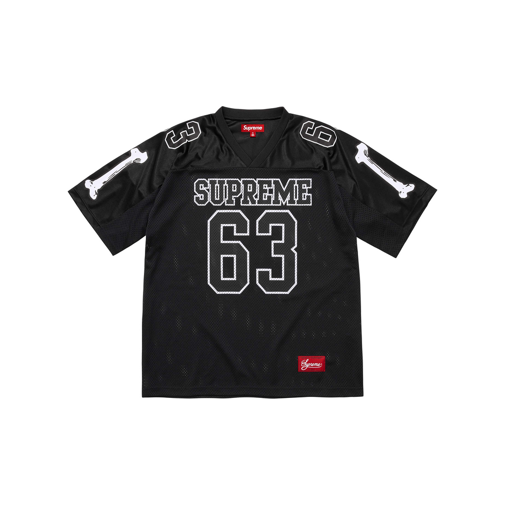 Supreme Bones Football Jersey Black (FW25)