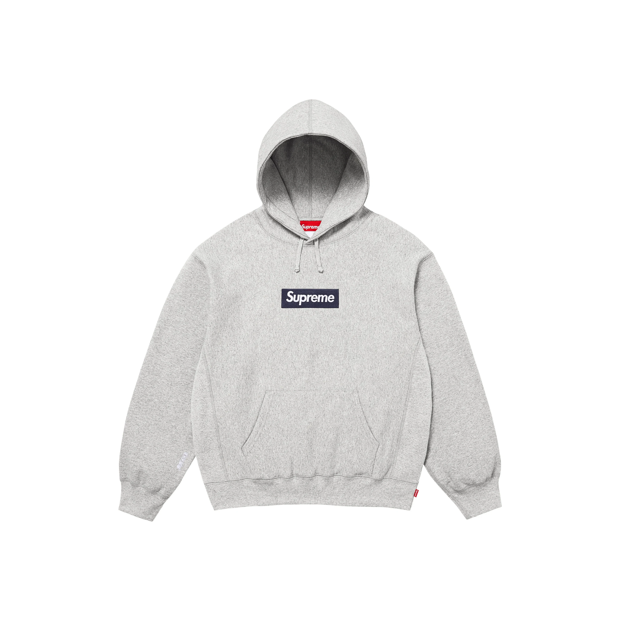 Supreme Box Logo Hoodie Heather Grey (FW25) – STEALPLUG KL