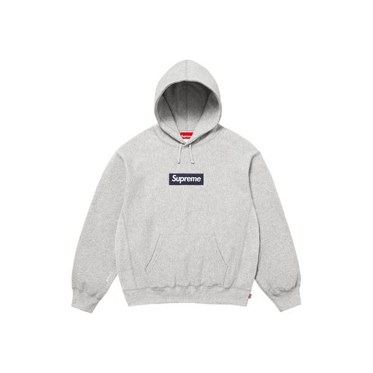 Supreme Box Logo Hoodie Heather Grey (FW25)