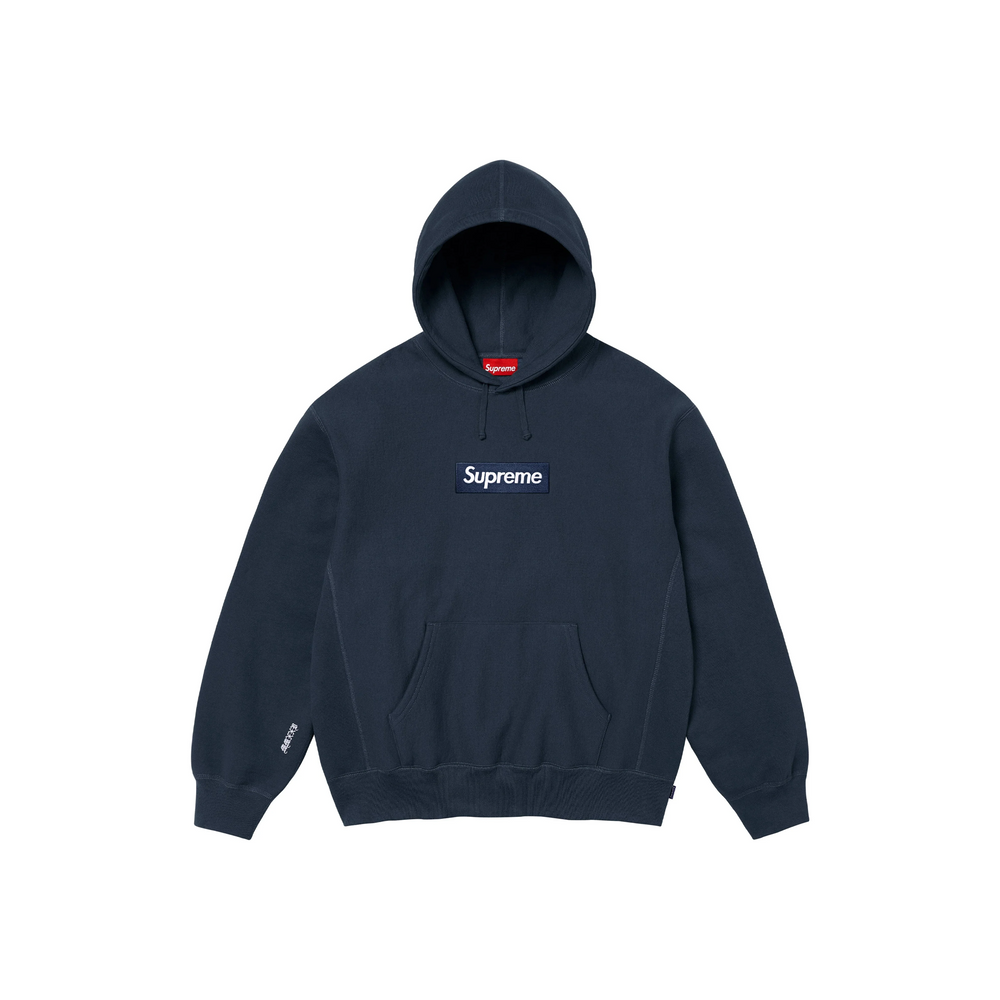 Supreme Box Logo Hoodie Navy (FW25)