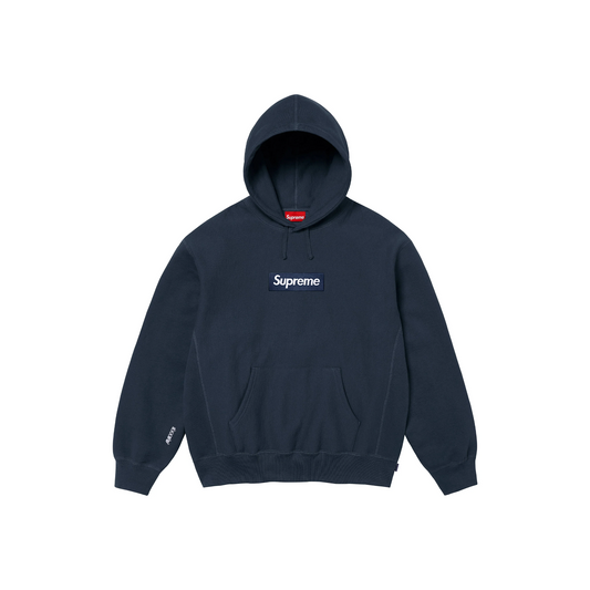 Supreme Box Logo Hoodie Navy (FW25)