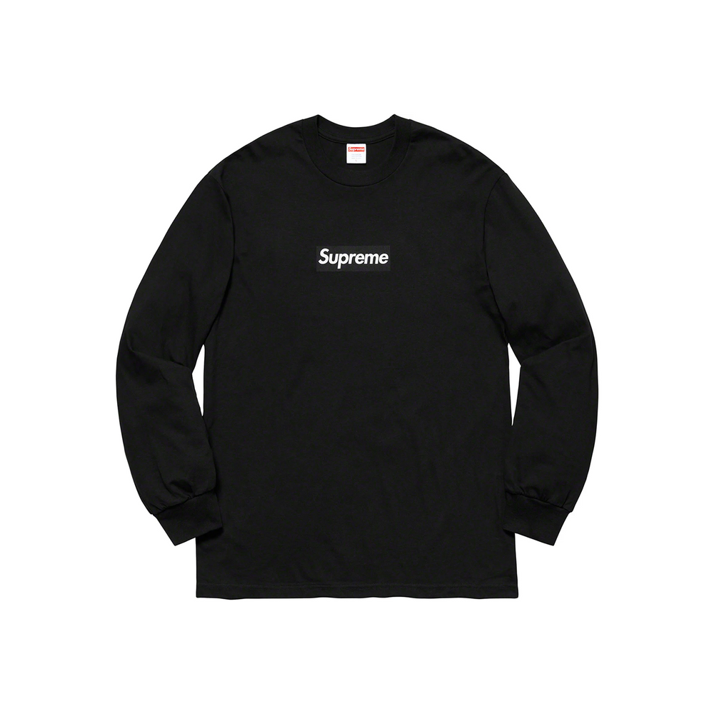 Supreme Box Logo Long Sleeve Tee Black (FW20)