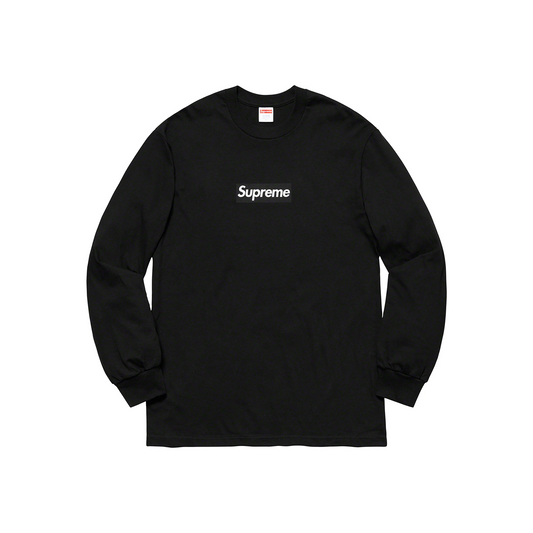 Supreme Box Logo Long Sleeve Tee Black (FW20)