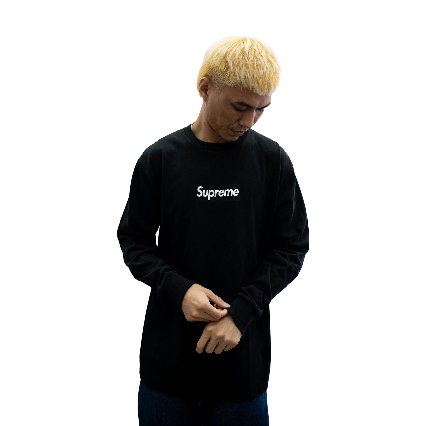 Supreme Box Logo Long Sleeve Tee Black (FW20)