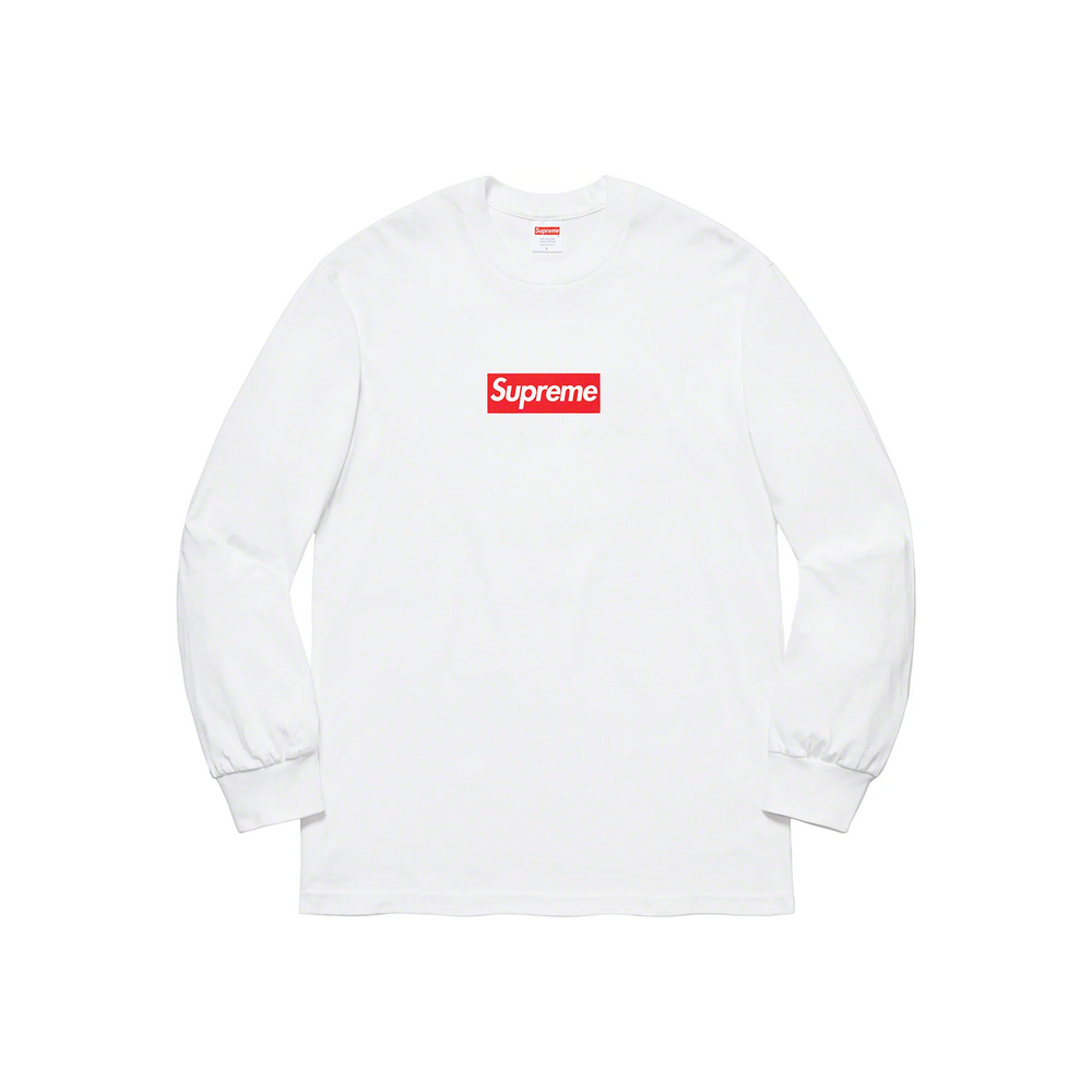 Supreme Box Logo Long Sleeve Tee White (FW20)