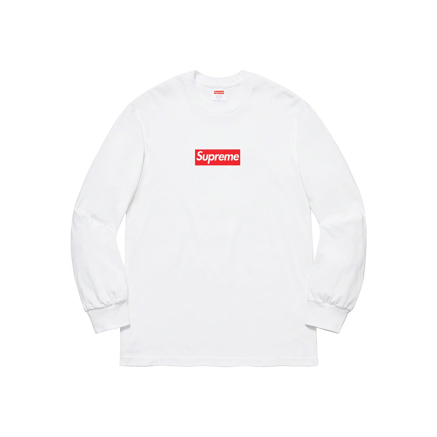 Supreme Box Logo Long Sleeve Tee White (FW20)