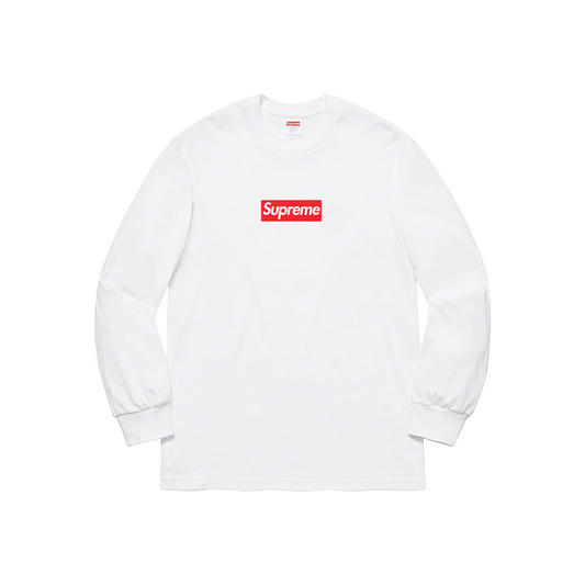 Supreme Box Logo Long Sleeve Tee White (FW20)