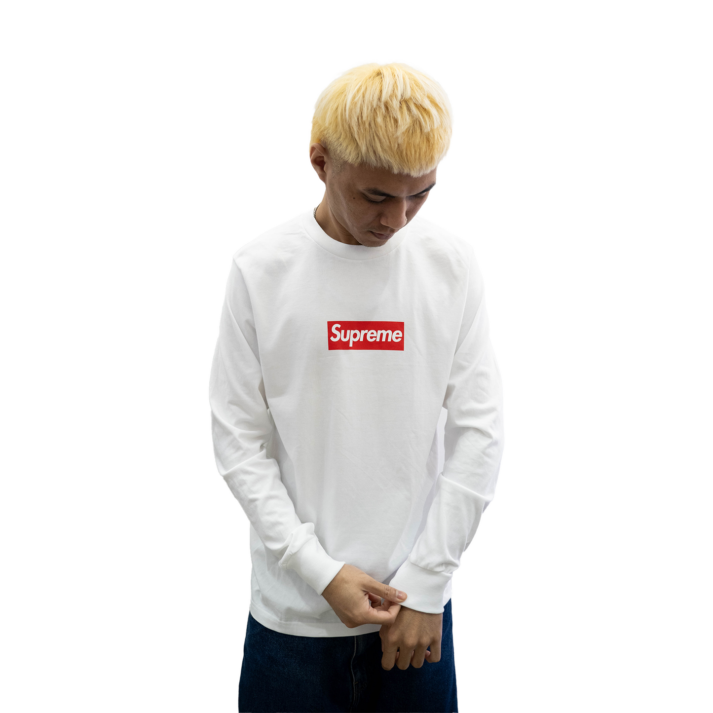 Supreme Box Logo Long Sleeve Tee White (FW20)