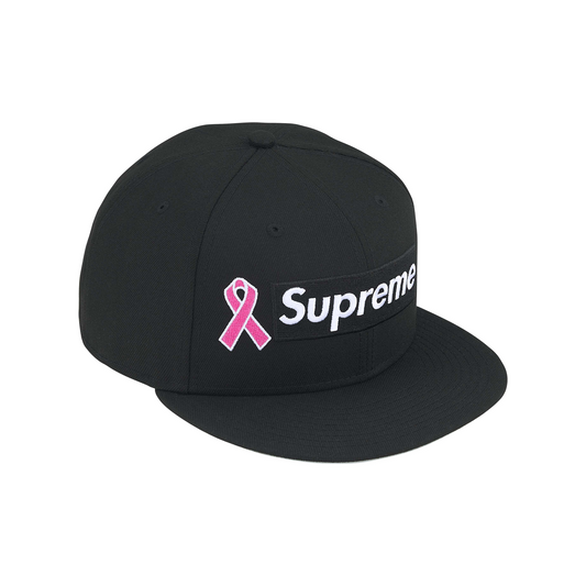 Supreme Breast Cancer Awareness Box Logo New Era® Cap Black (FW25)