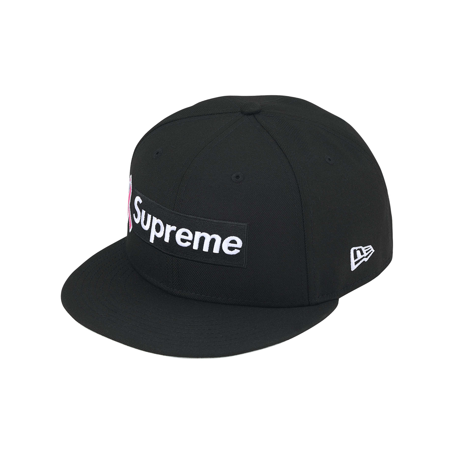 Supreme Breast Cancer Awareness Box Logo New Era® Cap Black (FW25)