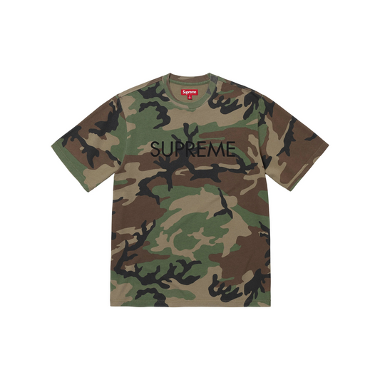 Supreme Capital S/S Tee Woodland Camo (SS25)