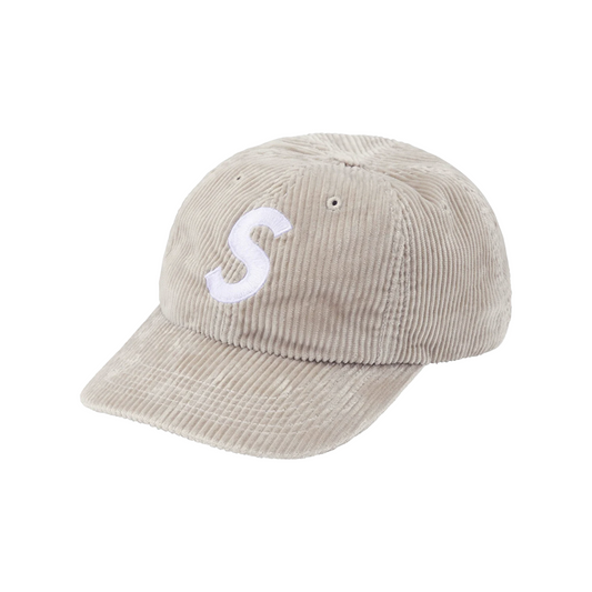 Supreme Corduroy S Logo 6-Panel Stone (FW24)