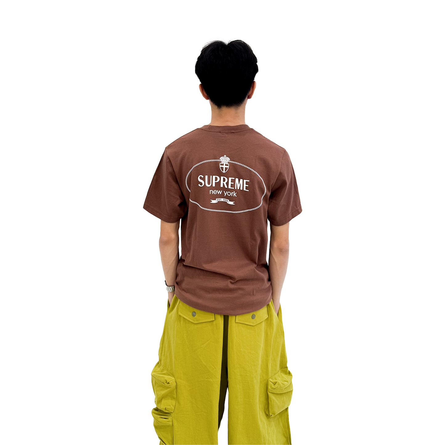 Supreme Crest Tee Brown (FW24)