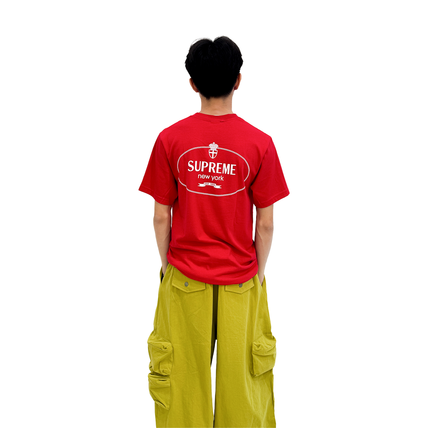 Supreme Crest Tee Red (FW24)