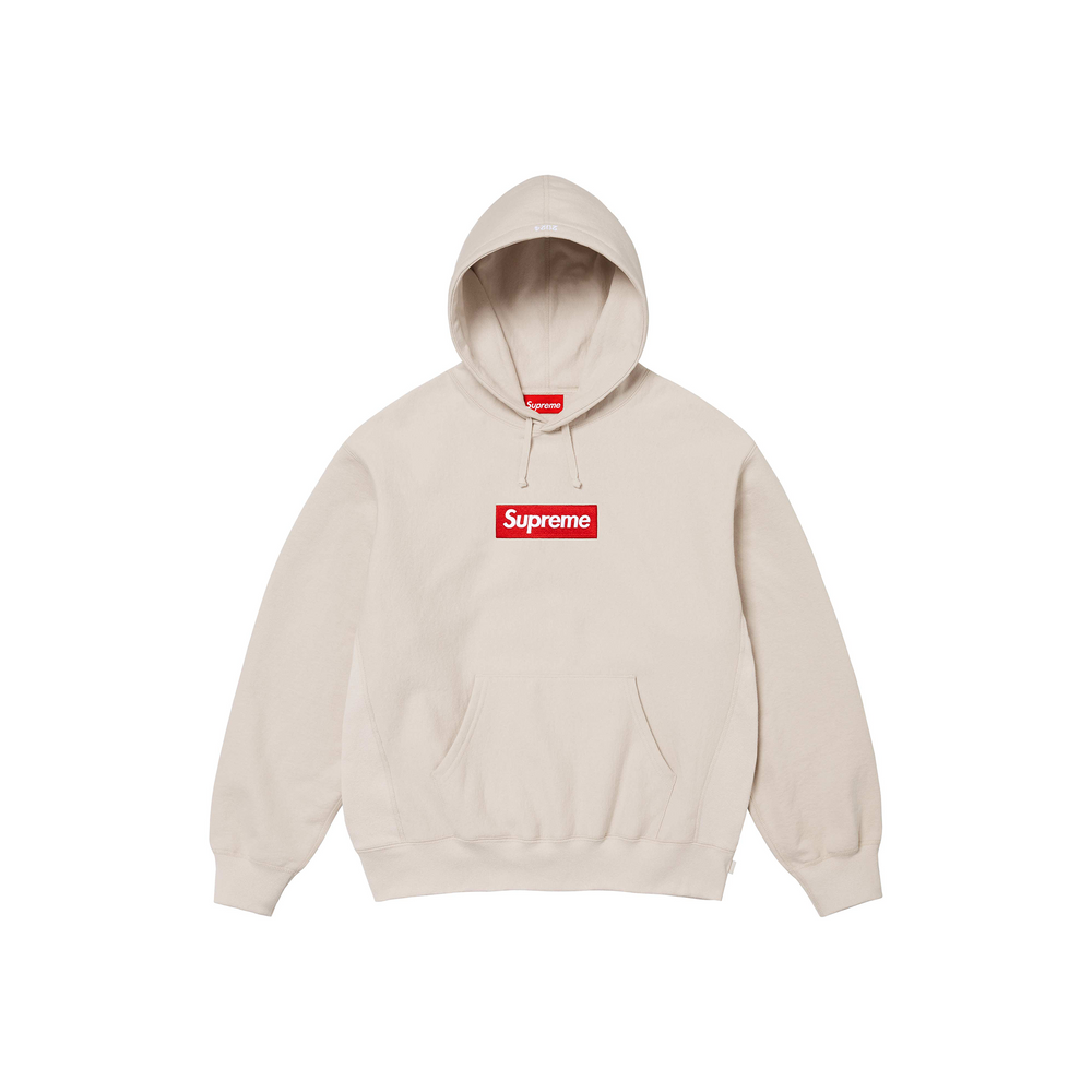 Supreme Box Logo Hooded Sweatshirt Stone (FW24)