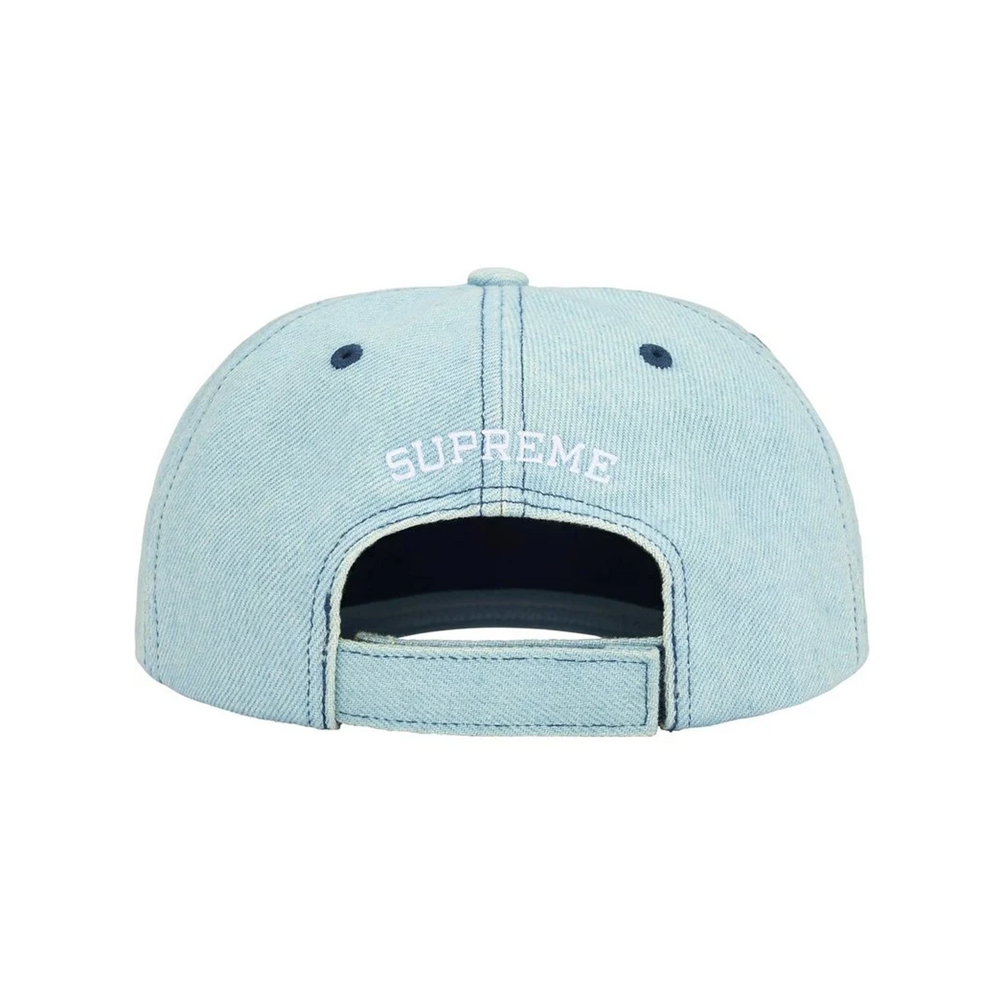 Supreme Embroidered Money Logo 6-Panel Cap Denim (SS26)