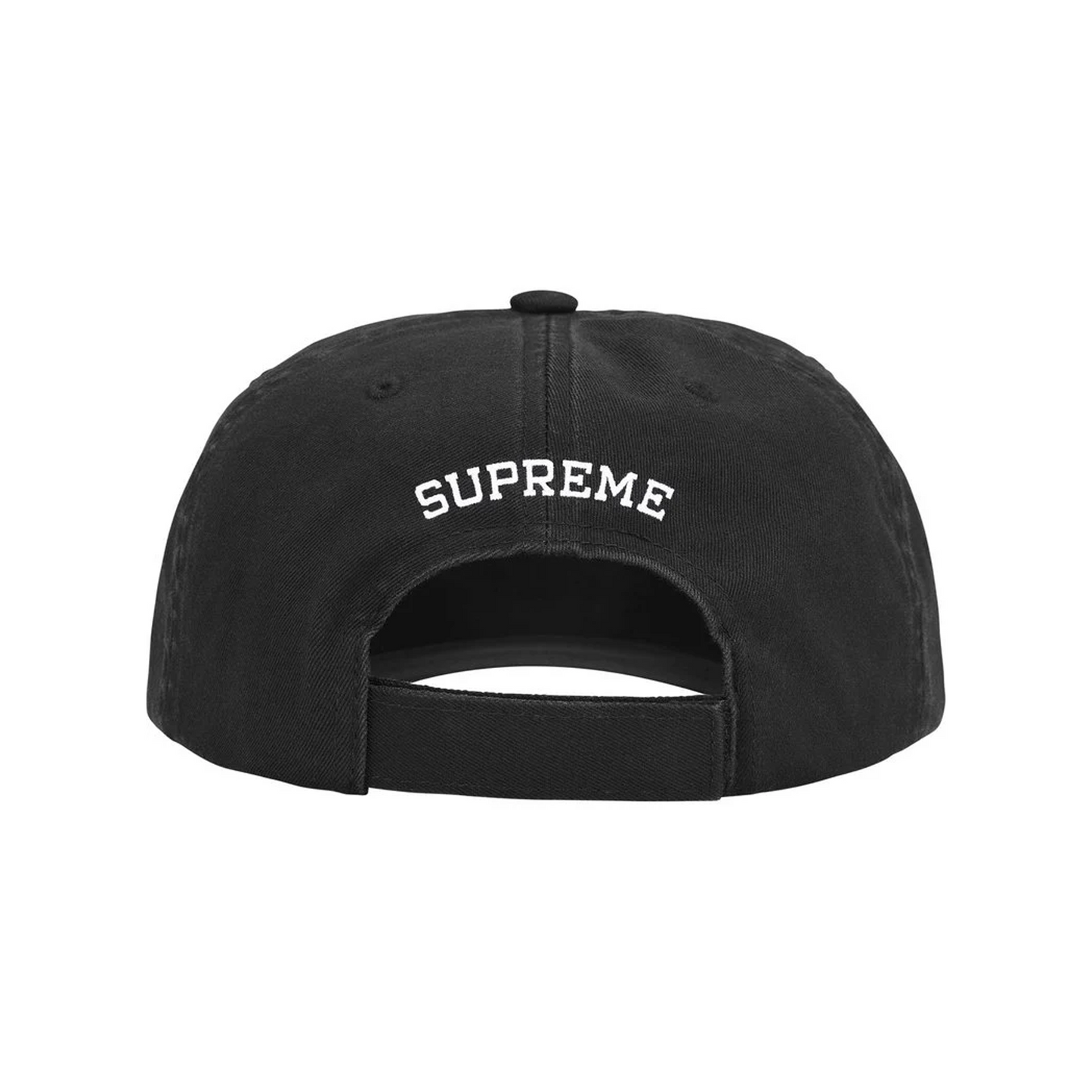 Supreme Embroidered Money Logo 6-Panel Cap Black (SS26)