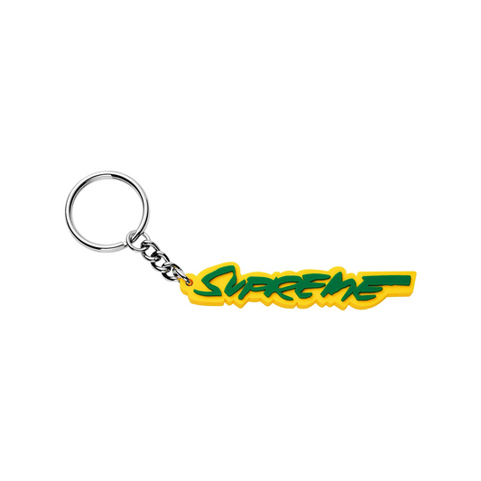 Supreme Futura Logo Keychain Yellow (FW20)