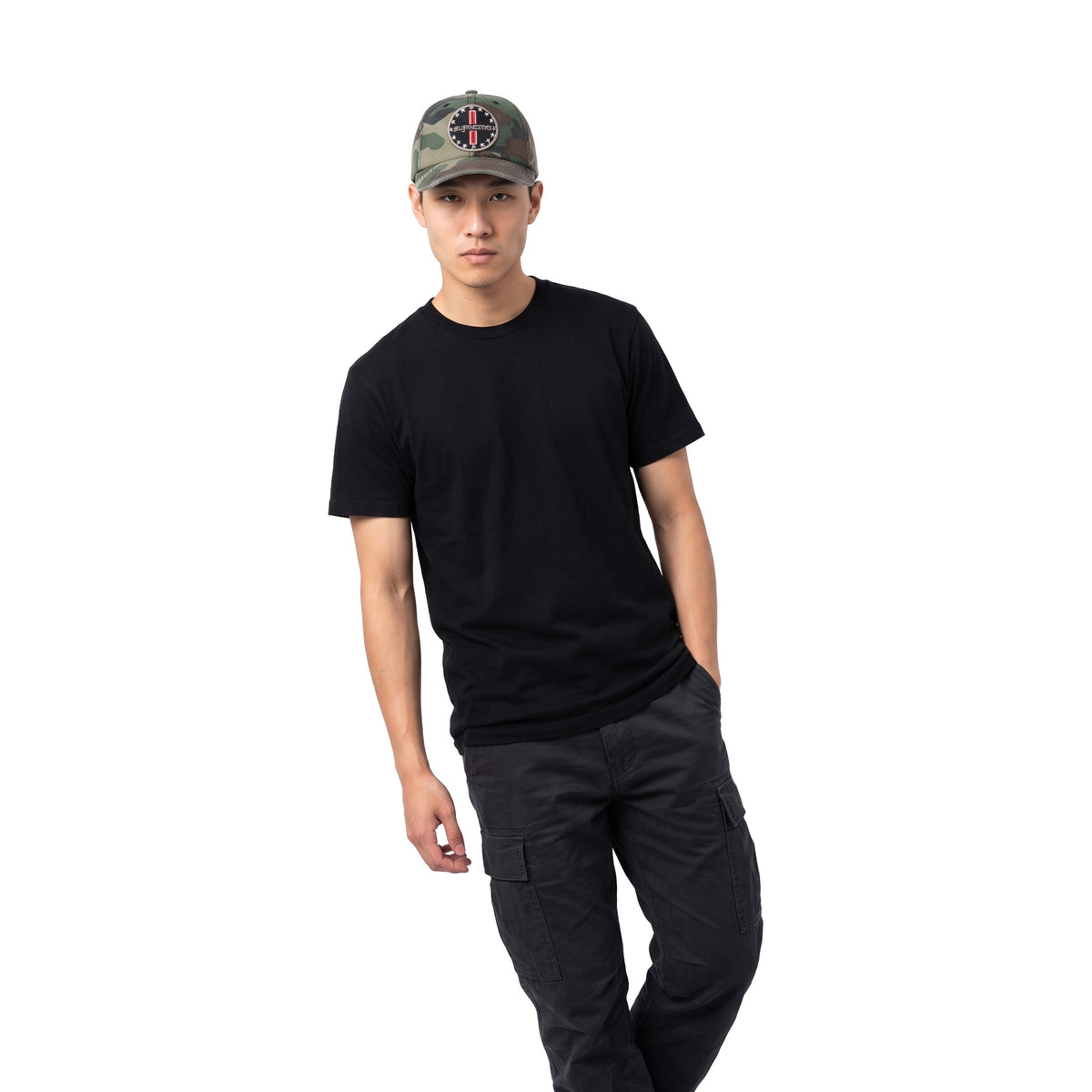 Supreme Garage 6-Panel Cap Woodland Camo (FW26)