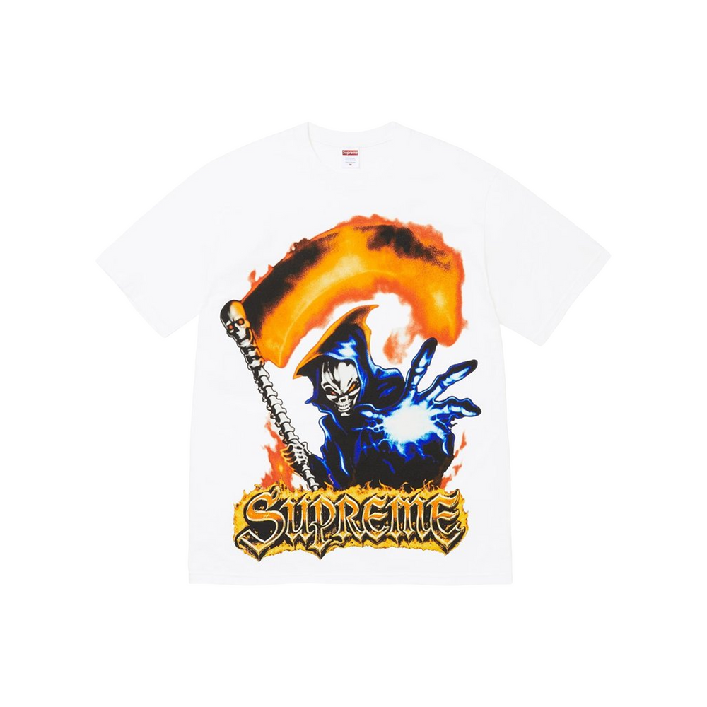 Supreme Grim Reaper Tee White (SS26)