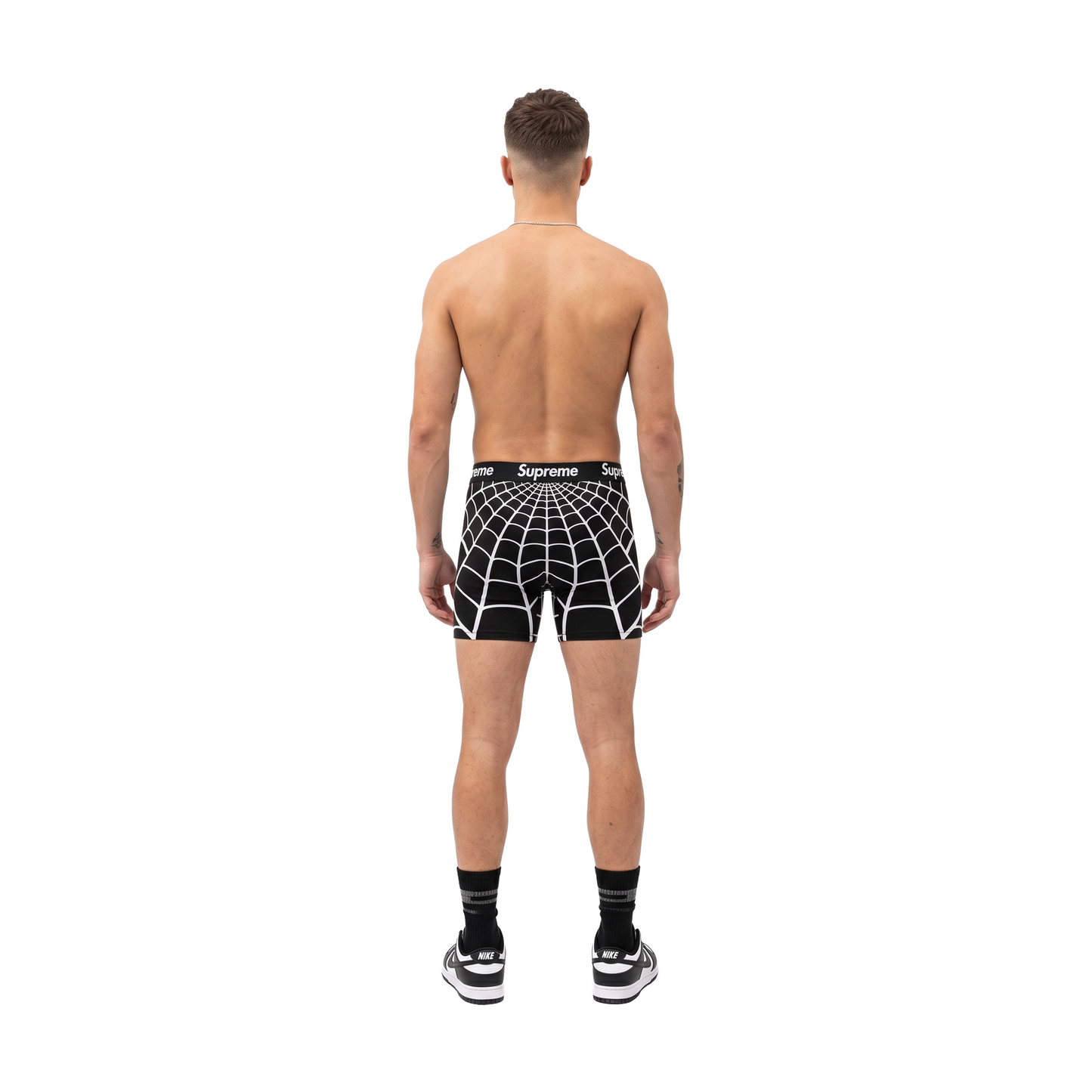 Supreme®/Hanes® Spider-Man 2 Pack Boxer Briefs Black (SS26)