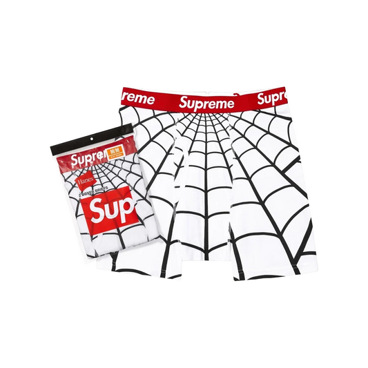 Supreme®/Hanes® Spider-Man 2 Pack Boxer Briefs White (SS26)