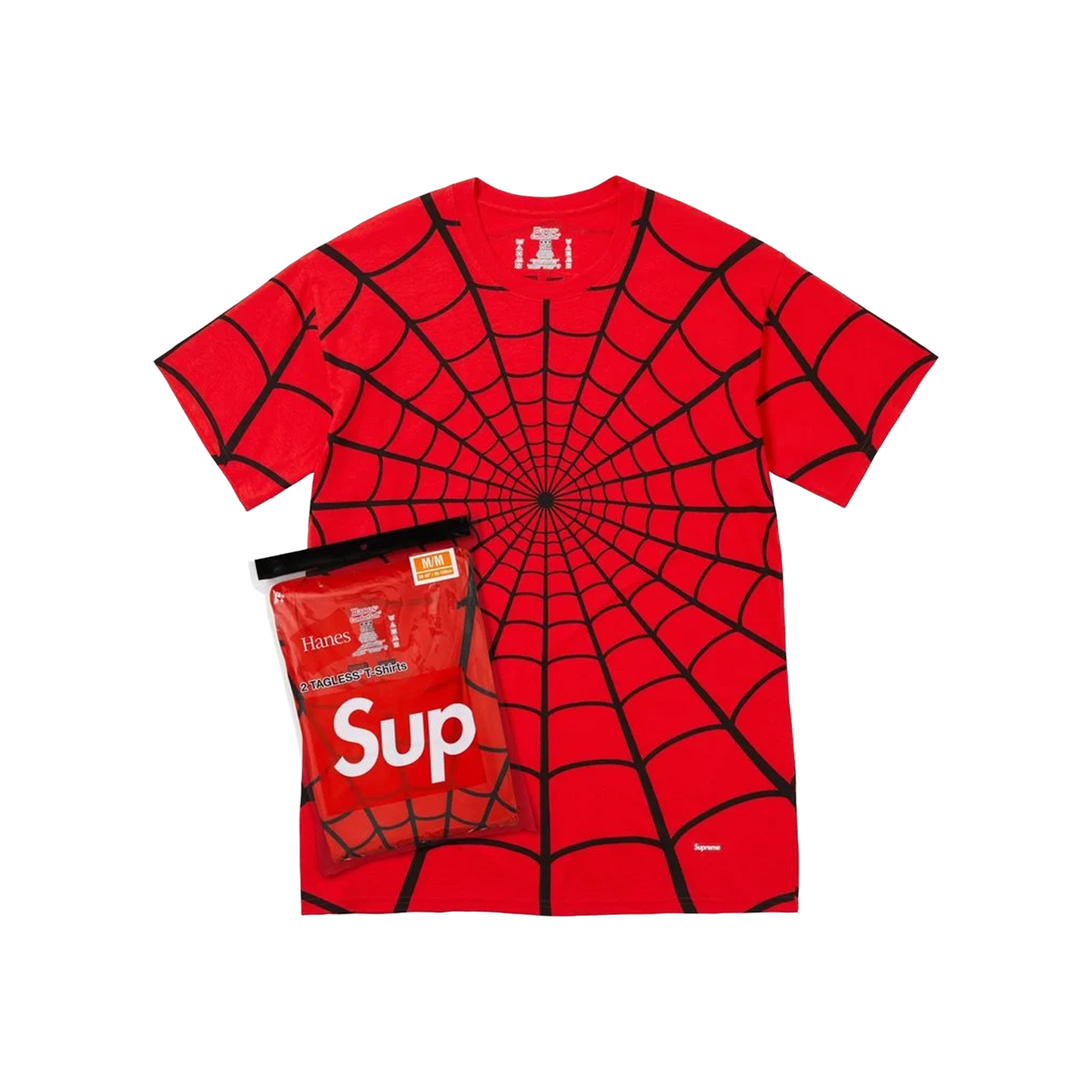 Supreme®/Hanes® Spider-Man Tagless 2 Pack Tee Red (SS26)