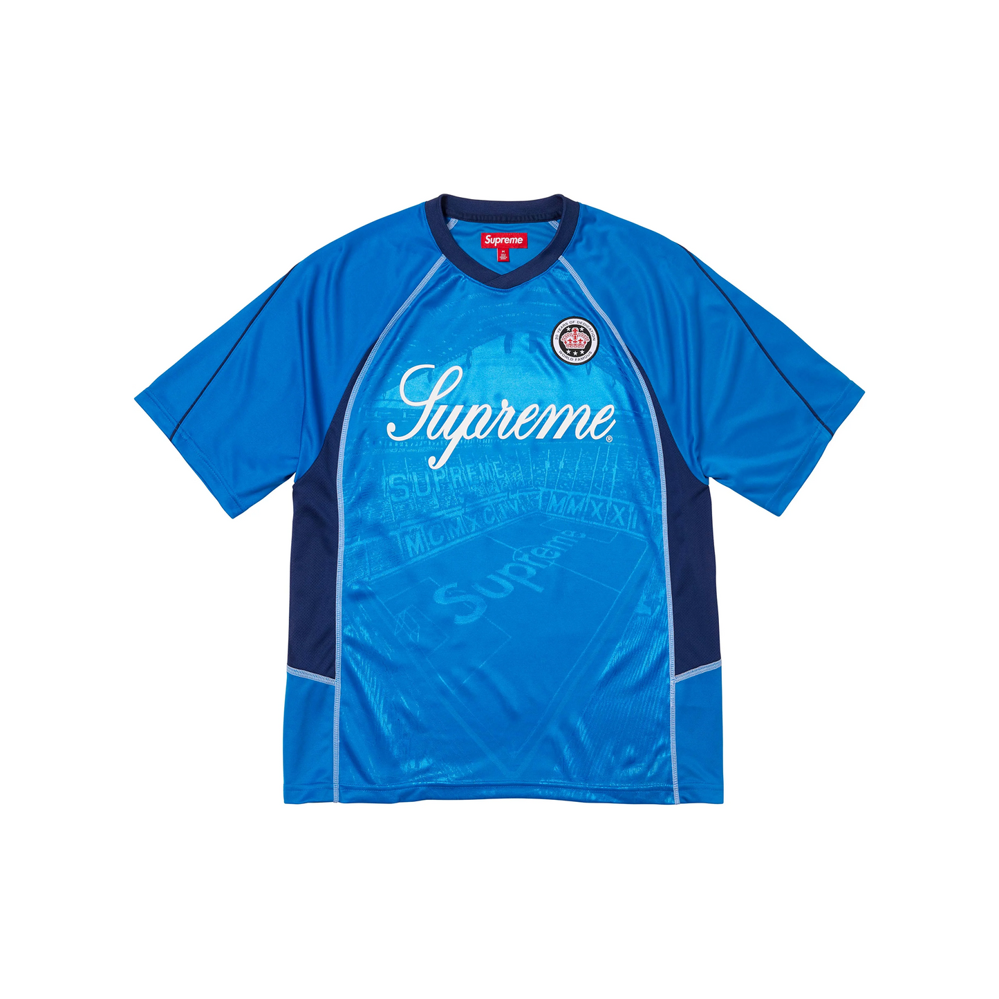 Supreme Jacquard Soccer Jersey Blue (SS24)