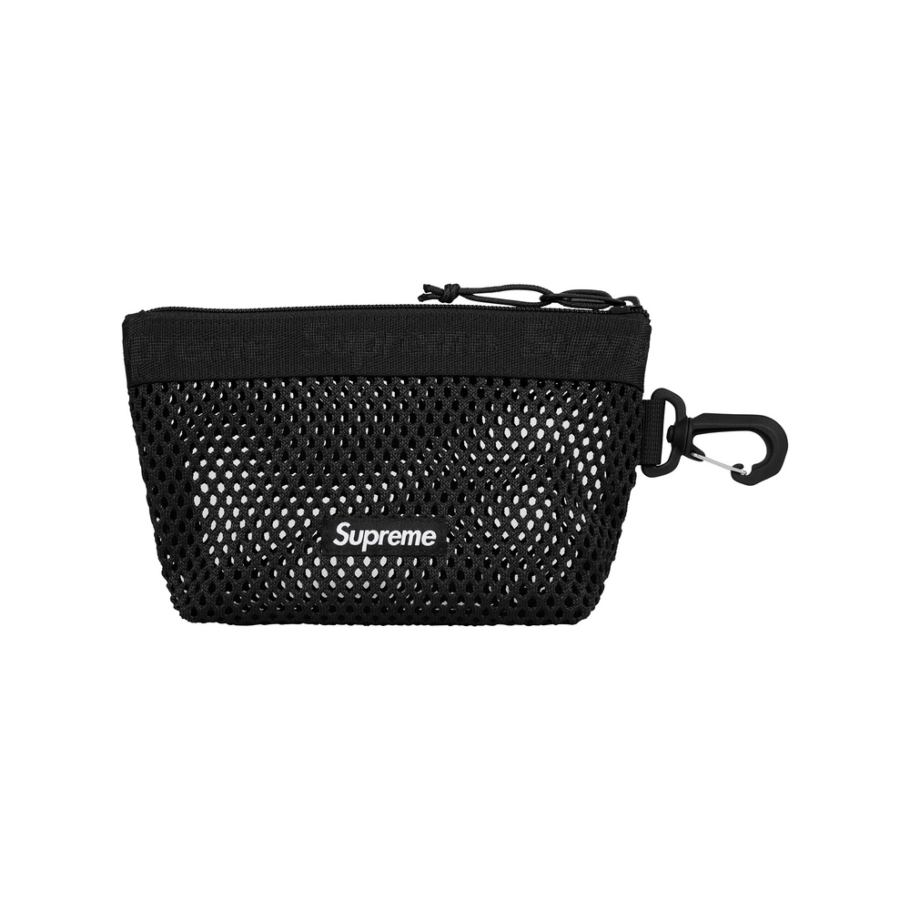 Supreme Mesh Mini Pouch Bag Black (SS25)