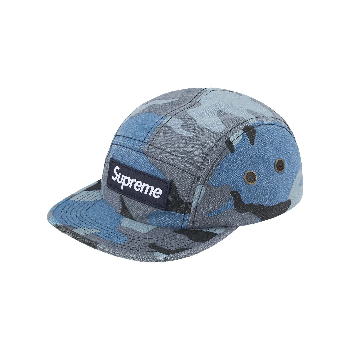 Supreme Military Camp Cap Blue Camo (FW25)