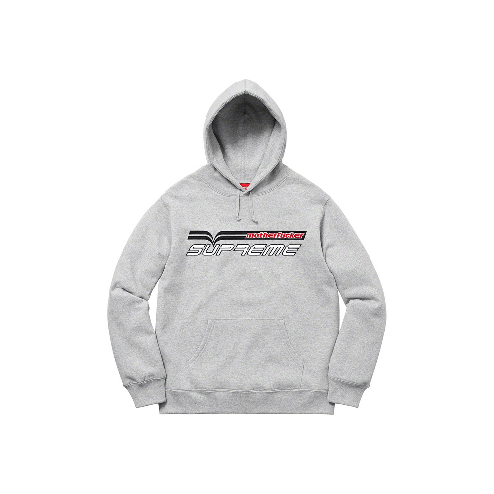 Supreme Motherfucker Hoodie Heather Grey (SS19)