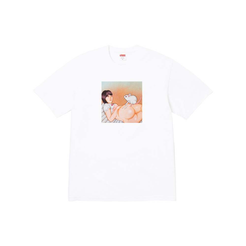 Supreme Mouse Tee White (SS25)