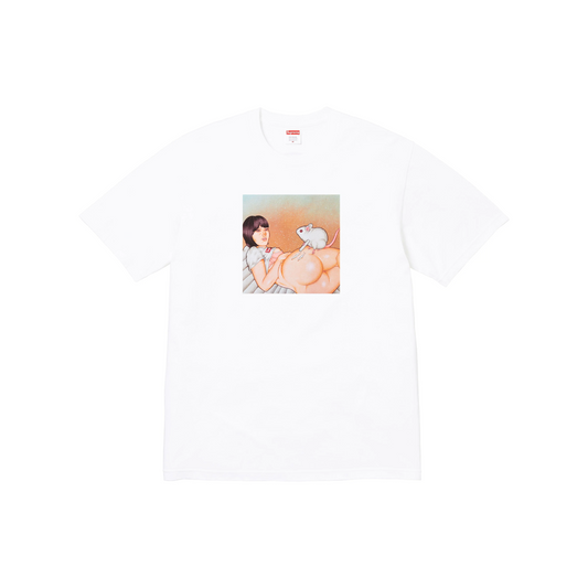 Supreme Mouse Tee White (SS25)