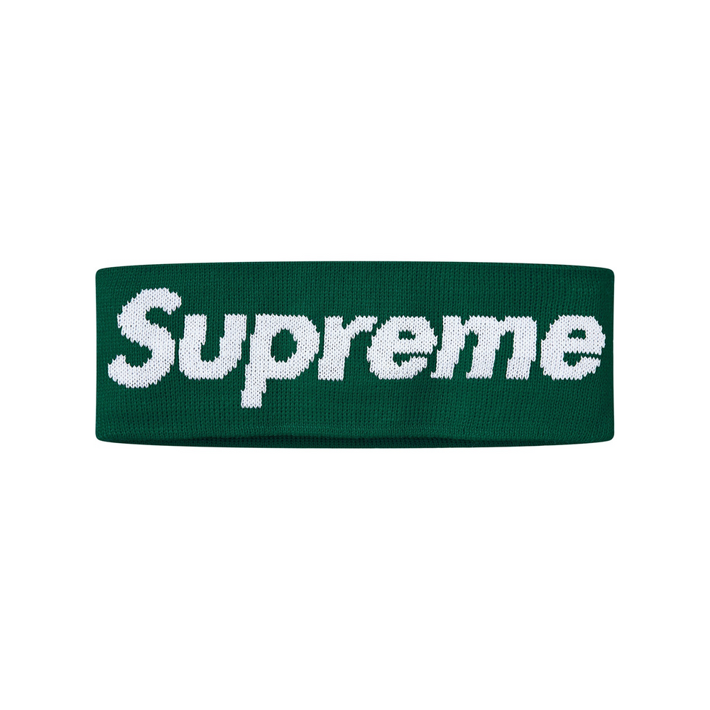 Supreme / New Era® Big Logo Headband Dark Green (FW18)
