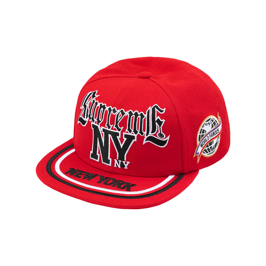 Supreme New York 6-Panel Cap Red (SS25)