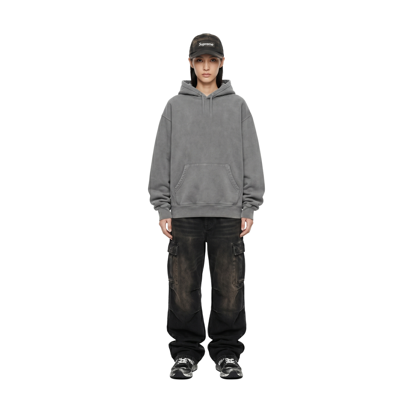 Supreme Overdysed Camp Cap Black (SS26)