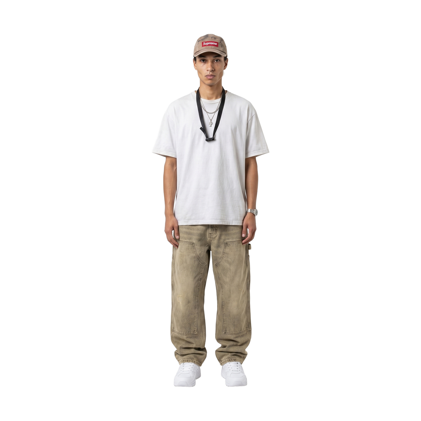 Supreme Overdysed Camp Cap Tan (SS26)