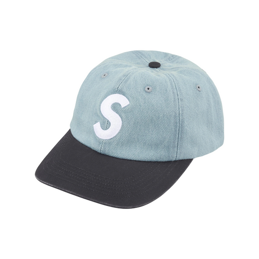 Supreme Pigment Coated 2-Tone S Logo 6-Panel Cap Denim (FW25)