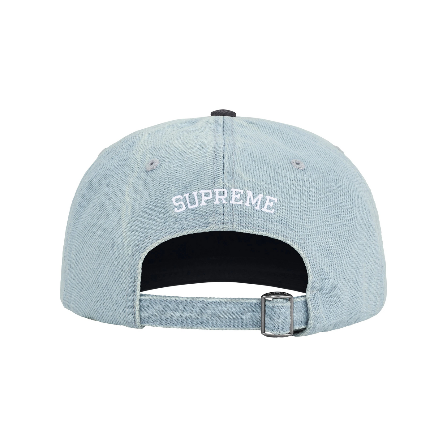 Supreme Pigment Coated 2-Tone S Logo 6-Panel Cap Denim (FW25)
