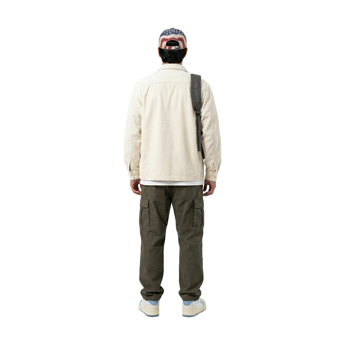 Supreme Pigment Coated S Logo 6-Panel Cap Flag (SS26)