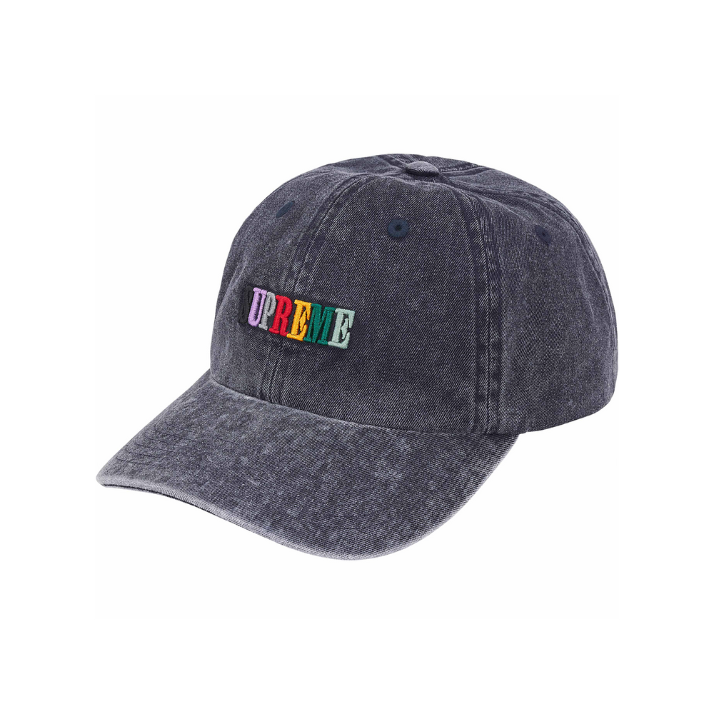 Supreme Pigment Dyed 6-Panel Cap Navy (SS25)