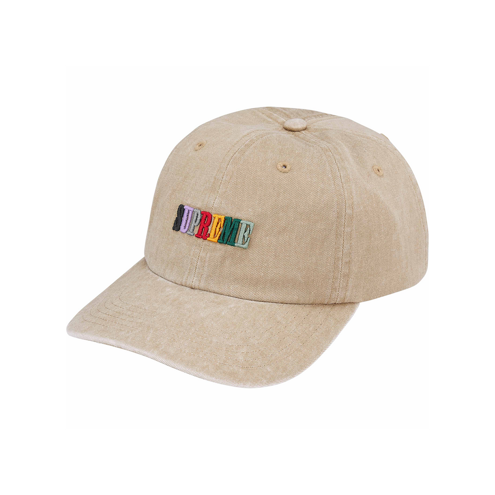 Supreme Pigment Dyed 6-Panel Cap Tan (SS25)