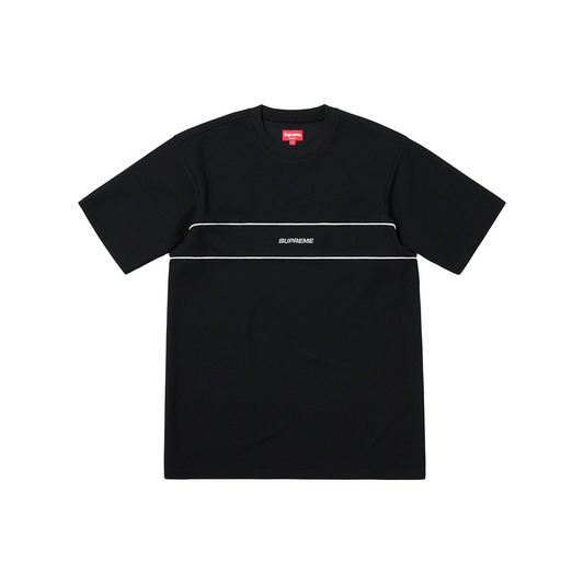 Supreme Piping Practice Short Sleeved Tee Black (SS19)