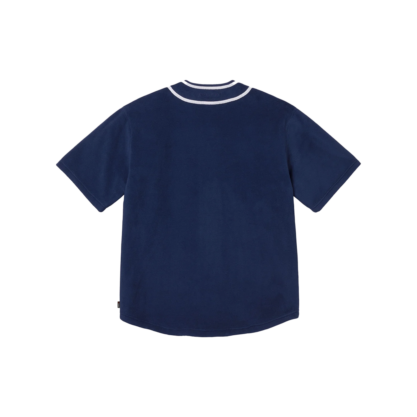 Supreme Polartec Baseball Jersey Navy (FW24)