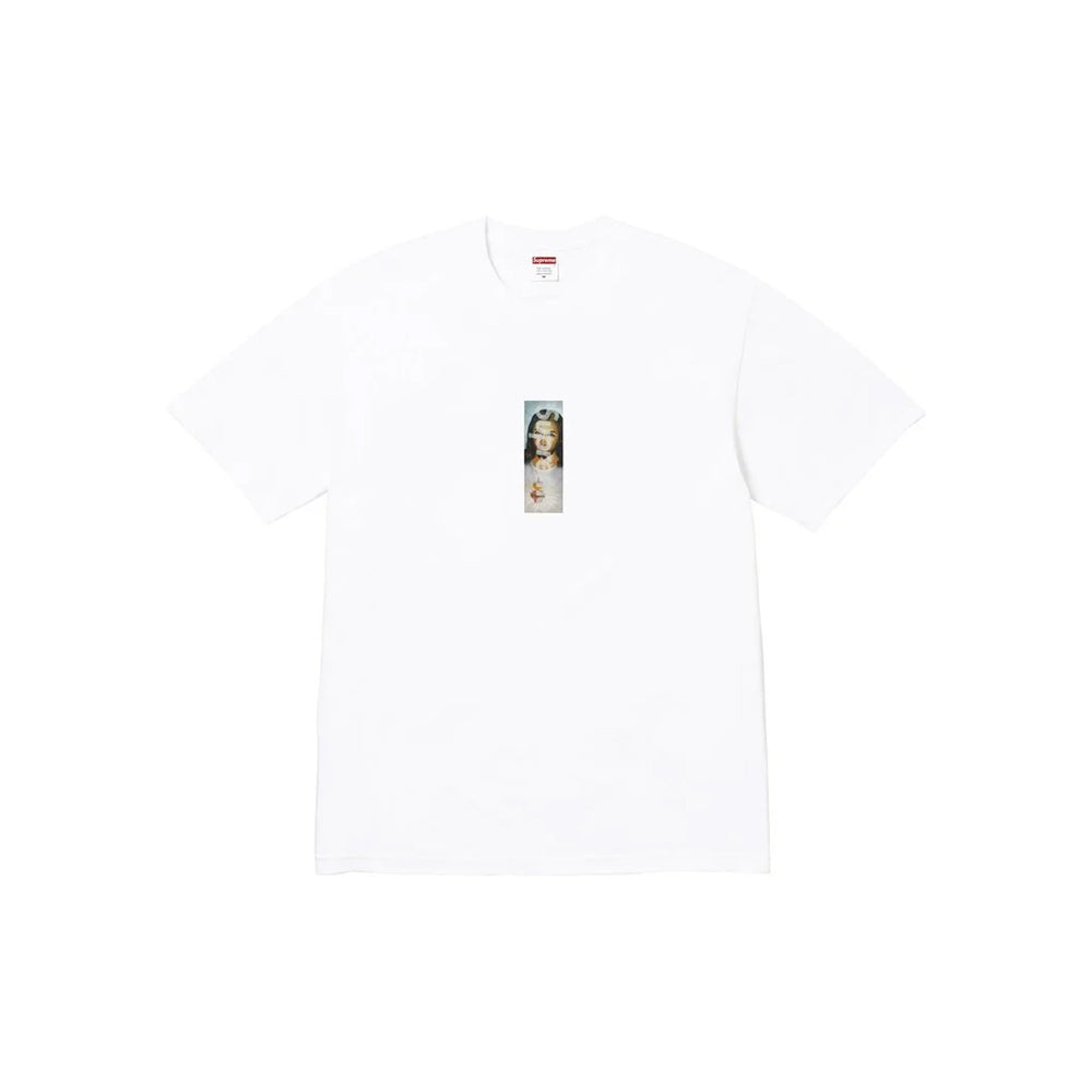 Supreme Prayer Card Box Logo Tee White (FW26)